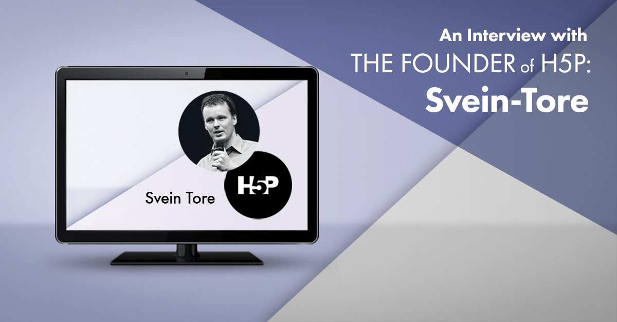 Interviewing the founder of H5P, Svein-Tore Griff With